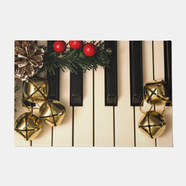 Christmas Carol Music Room Doormat (Front)