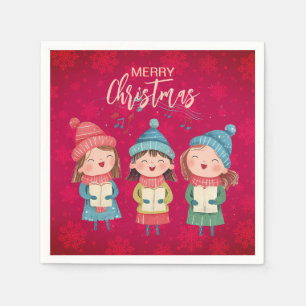 Christmas Carol Napkin