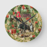 Christmas Carol Scrooge Art Print Illustration