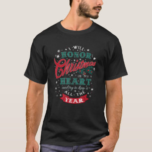 Christmas Carol Scrooge Quote Holiday festive grap T-Shirt
