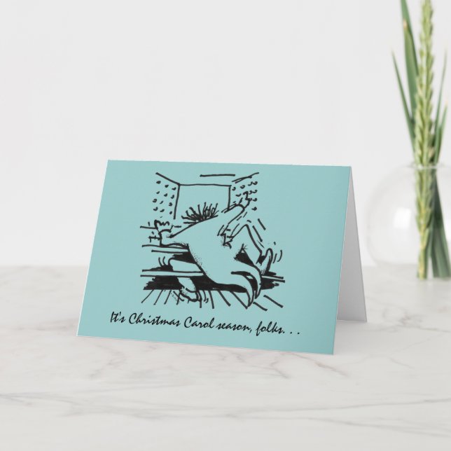 Christmas Carol Season card (Front)