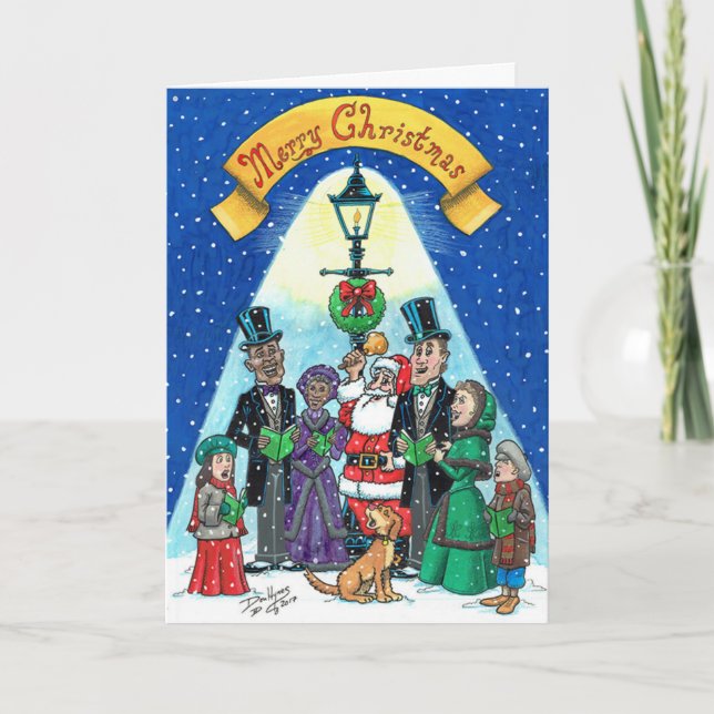 Christmas Carolers (Christmas Card #20) (Front)
