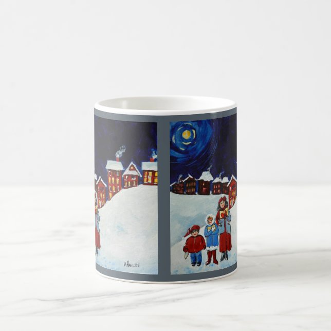 Christmas Carolers Christmas Coffee Mug (Center)