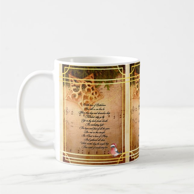 Christmas Carolers Coffee Mug (Left)