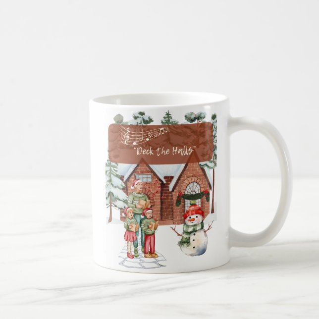 Christmas Carolers Coffee Mug (Right)
