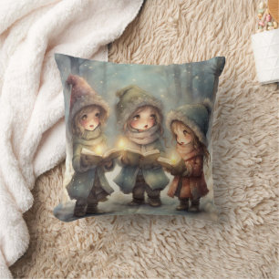 Christmas Carolers Cushion