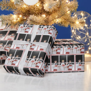 Christmas Carolers In Window Wrapping Paper