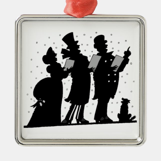 Christmas Carolers Ornament (Front)