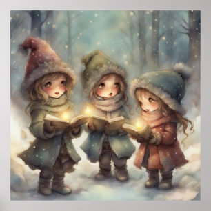 Christmas Carolers  Poster