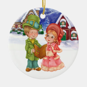 Christmas Carolers - SRF Ceramic Tree Decoration