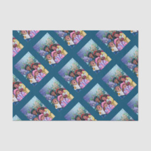 Christmas Carolers Tissue Paper