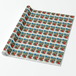 Christmas Carolers Wrapping Paper