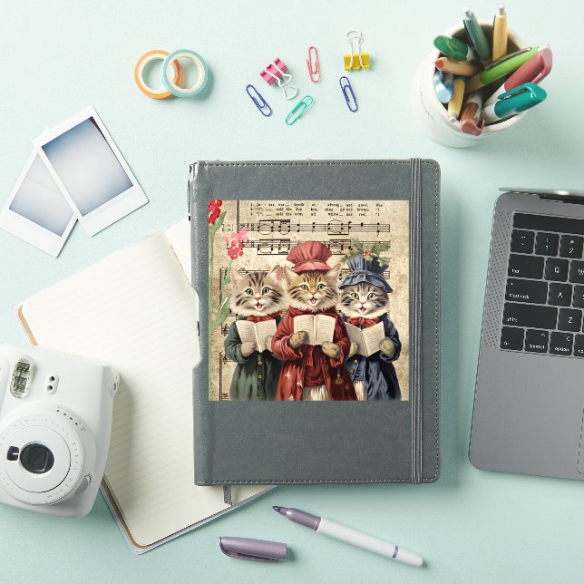 Christmas Caroling Cats (iPad Cover)