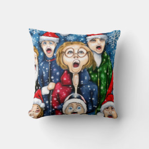 Christmas Caroling Cushion