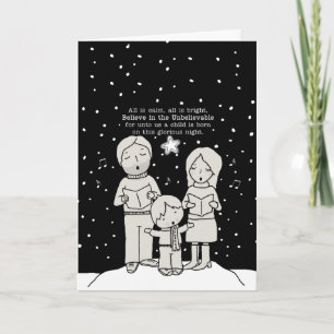 Christmas Caroling Holiday Card
