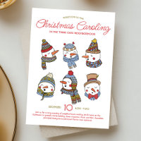Christmas Caroling Snowmen Holiday Singalong