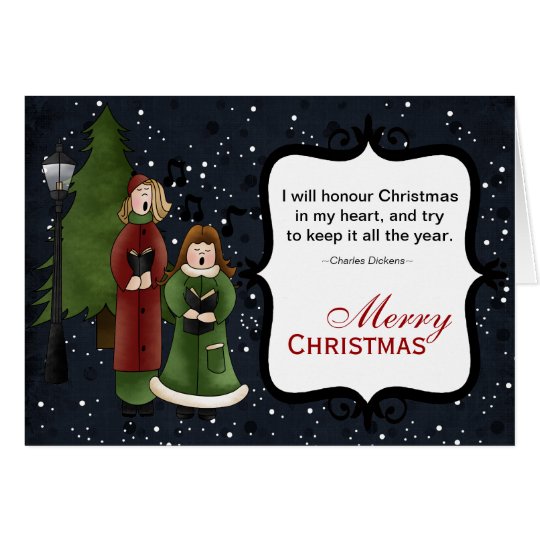 Christmas Carols Card