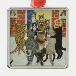 Christmas carols metal tree decoration