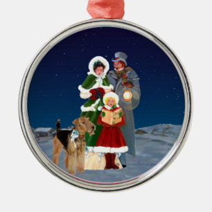 Christmas Carols Metal Tree Decoration