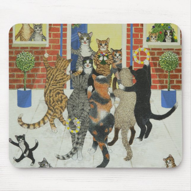 Christmas carols mouse mat (Front)