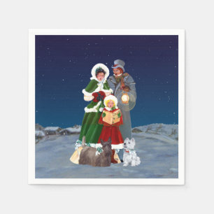Christmas Carols Napkin