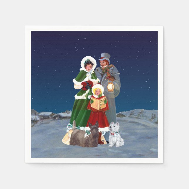 Christmas Carols Napkin (Front)