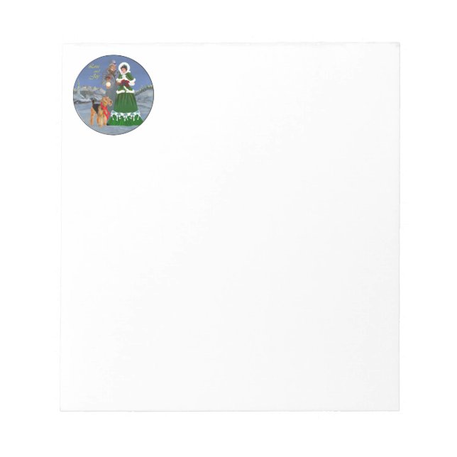 Christmas Carols Notepad (Front)