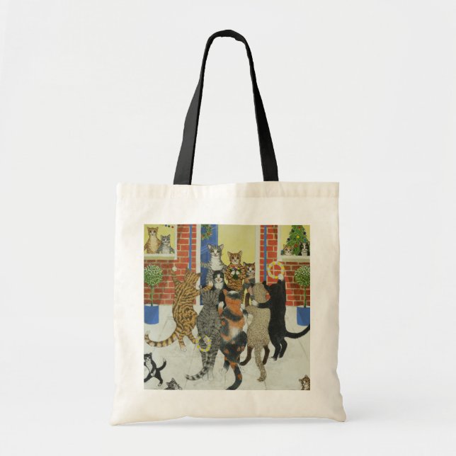 Christmas carols tote bag (Front)