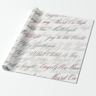 Christmas Carols Wrapping Paper