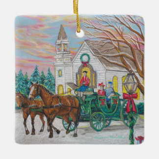 Christmas Carriage Ornament