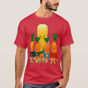 Christmas Carrot Family and Evil Parsnip  T-Shirt