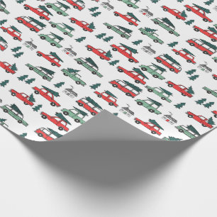 Christmas Cars Wrapping Paper