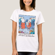 Christmas Cartoon Santas Good and Bad List