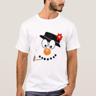 Christmas Cartoon Snowman T-Shirt