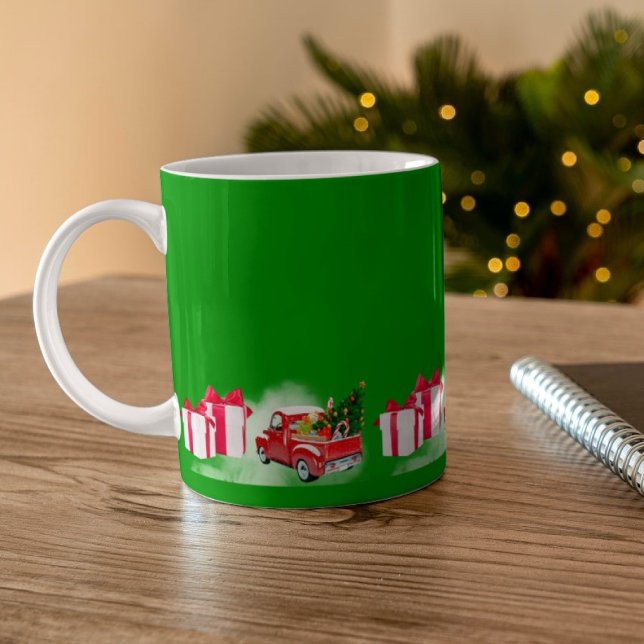 Christmas cartoons green COFFEE MUG (Creator Uploaded)
