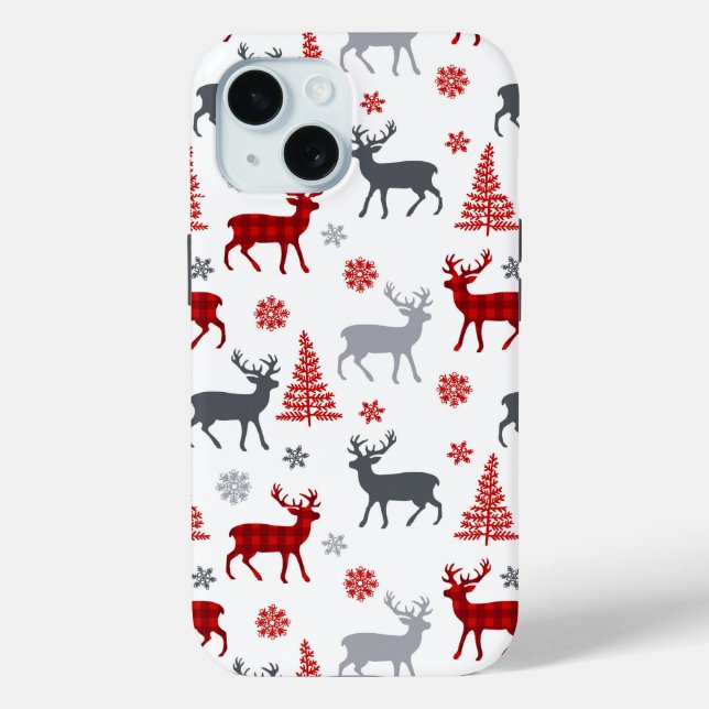 Christmas case for iPhone 15 (Back)