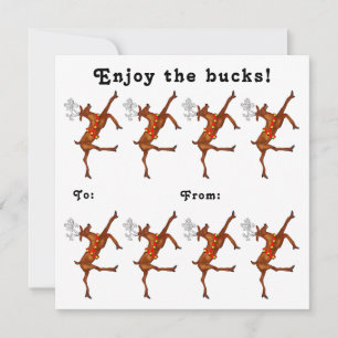 Christmas Cash Gift Holiday Card