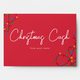 Christmas Cash Money Gift Certificate Voucher Envelope