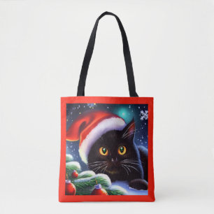 Christmas Cat 1 Tote Bag