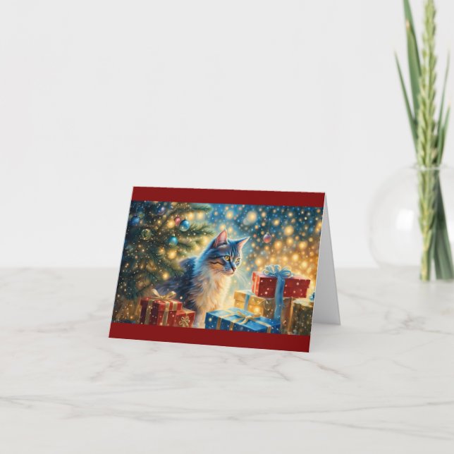 Christmas Cat 2024 card (Front)