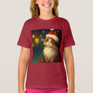 Christmas Cat 3 T-Shirt