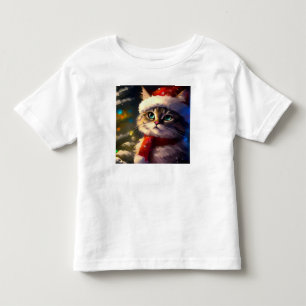 Christmas Cat 5 Toddler T-Shirt