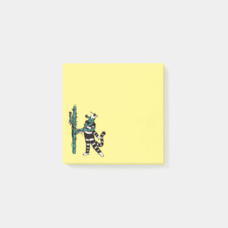 Christmas Cat And Cactus Weird Xmas Post-it Notes