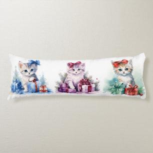 Christmas Cat Body Cushion