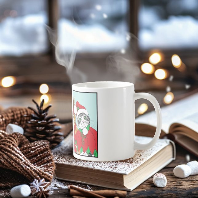Christmas Cat Buddies Coffee Mug (Creator Uploaded)
