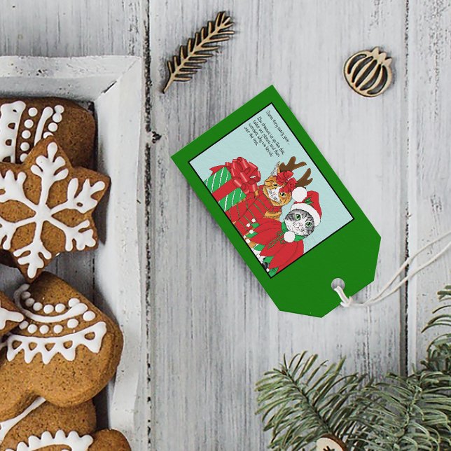 Christmas Cat Buddies Gift Tags (Creator Uploaded)