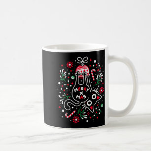 Christmas Cat Butt Merry Xmas  Coffee Mug