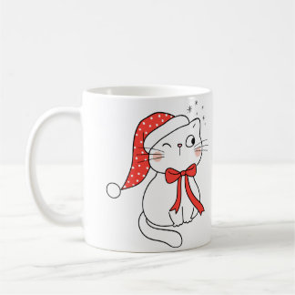 Christmas Cat Coffee Mug