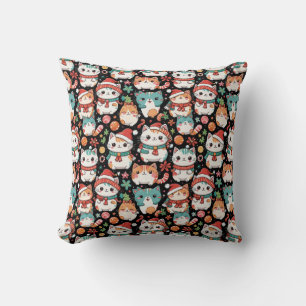 Christmas Cat Cushion