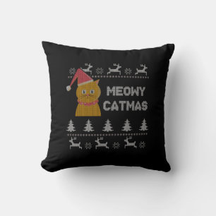 Christmas Cat Cushion